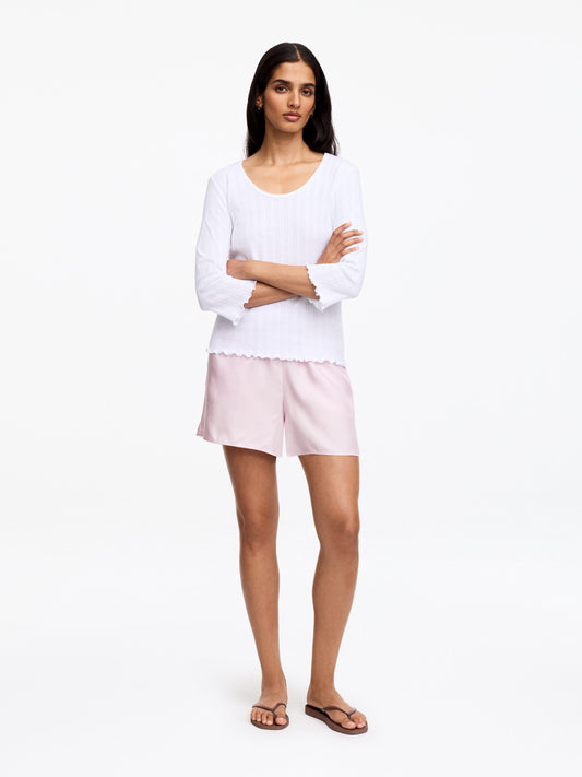 Silk Shorts - Pink