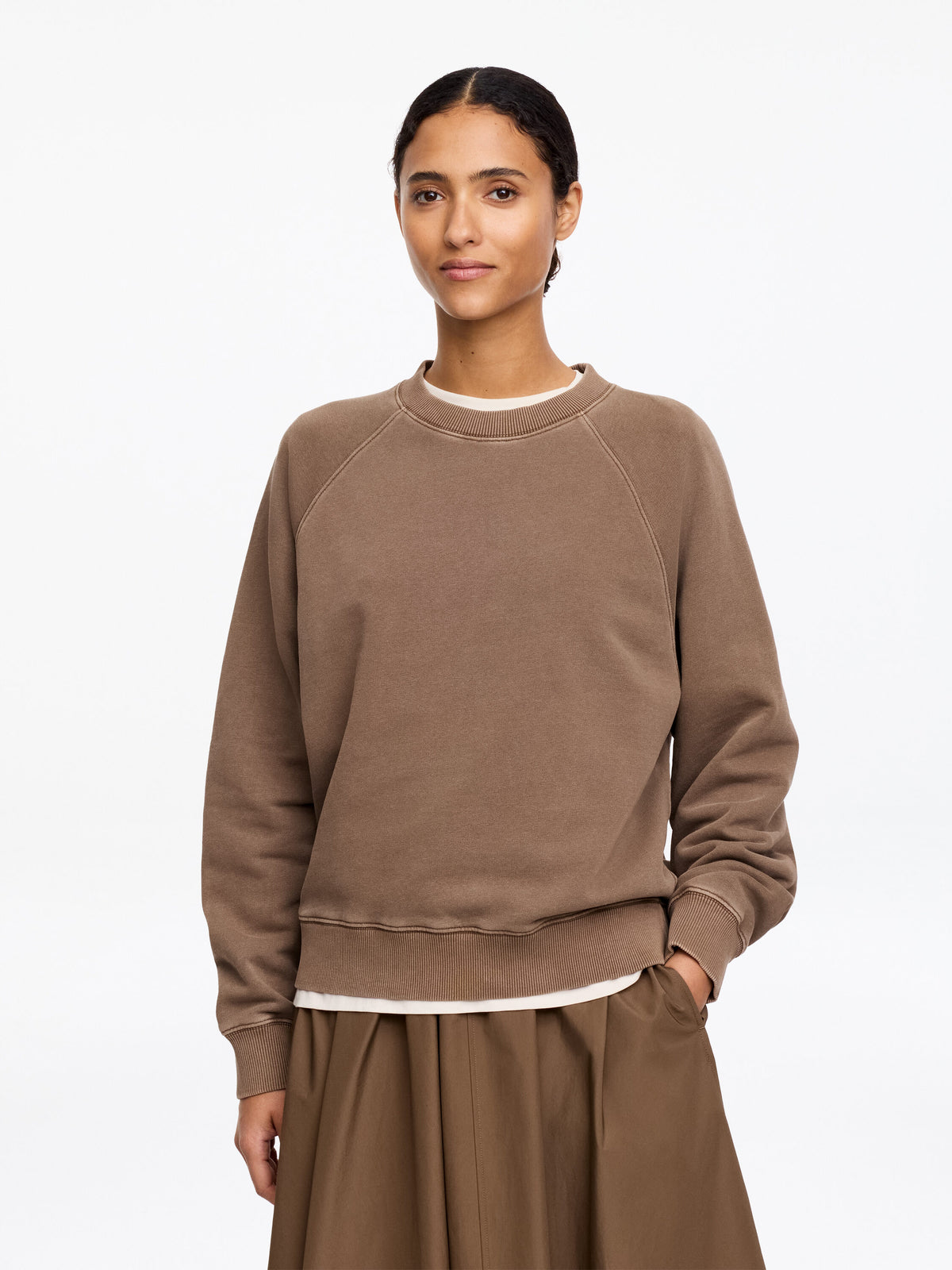 Terry Sweatshirt - Brown