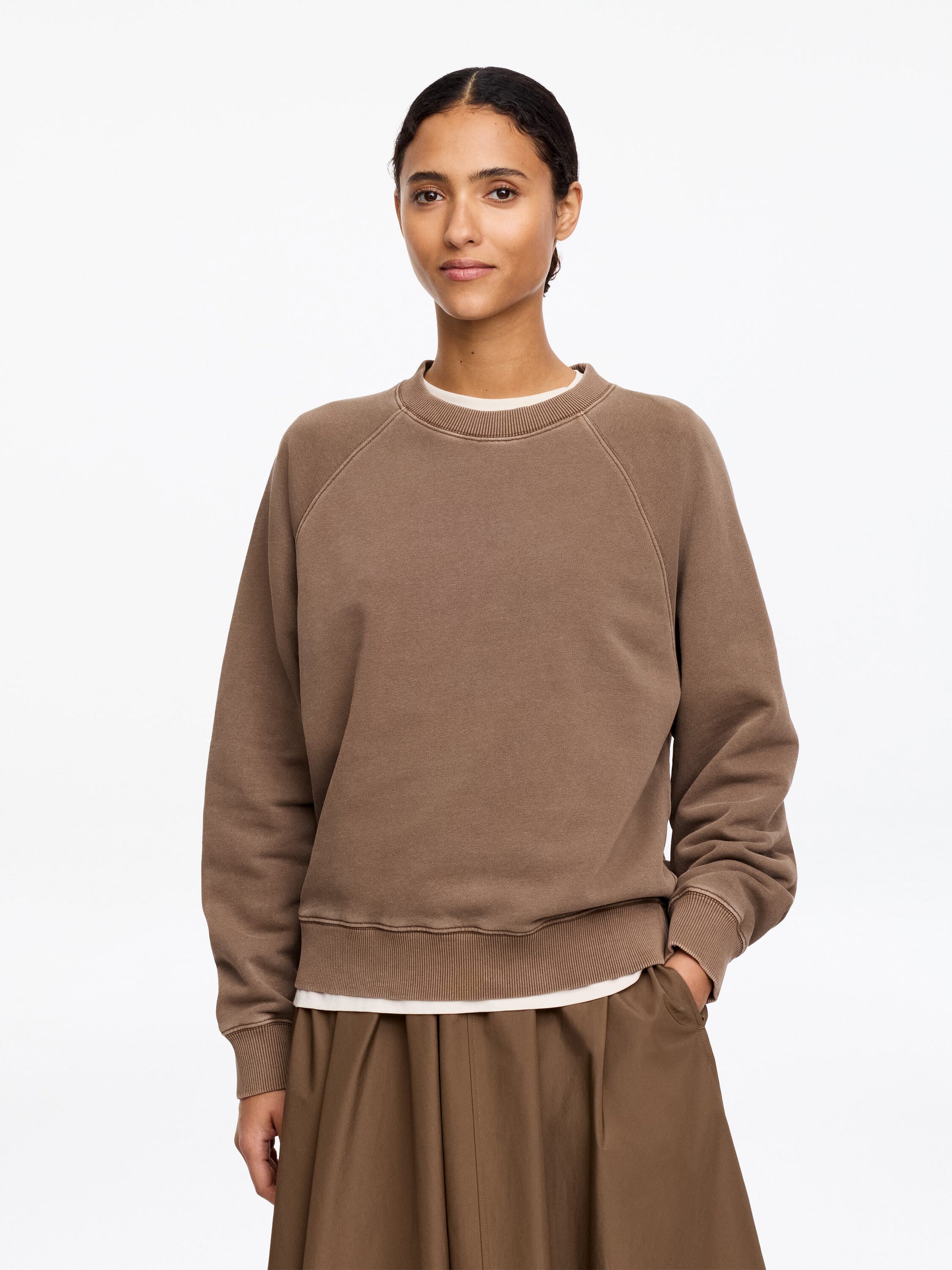 Terry Sweatshirt - Brown