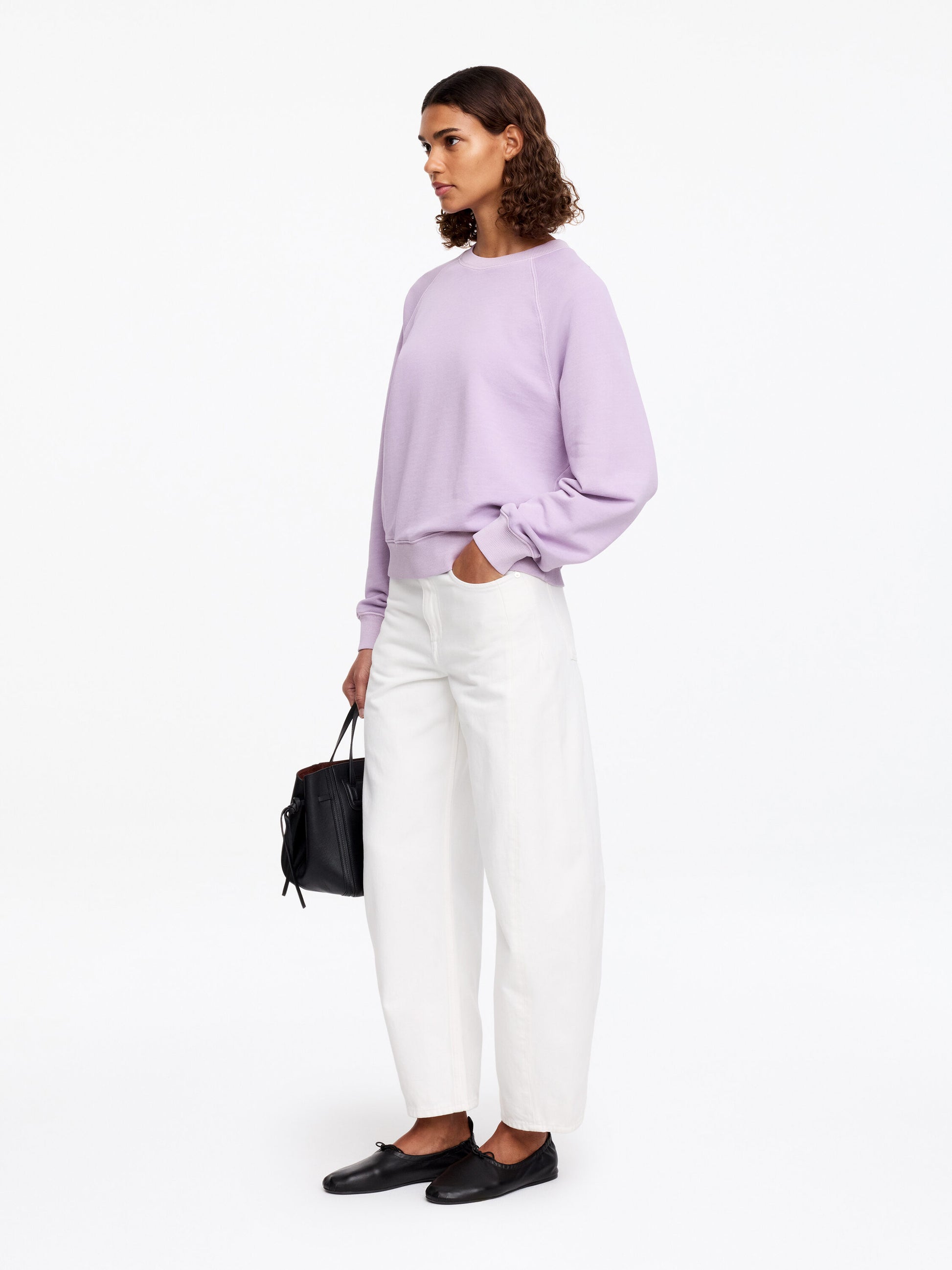 Terry Sweatshirt - Purple - Image 2