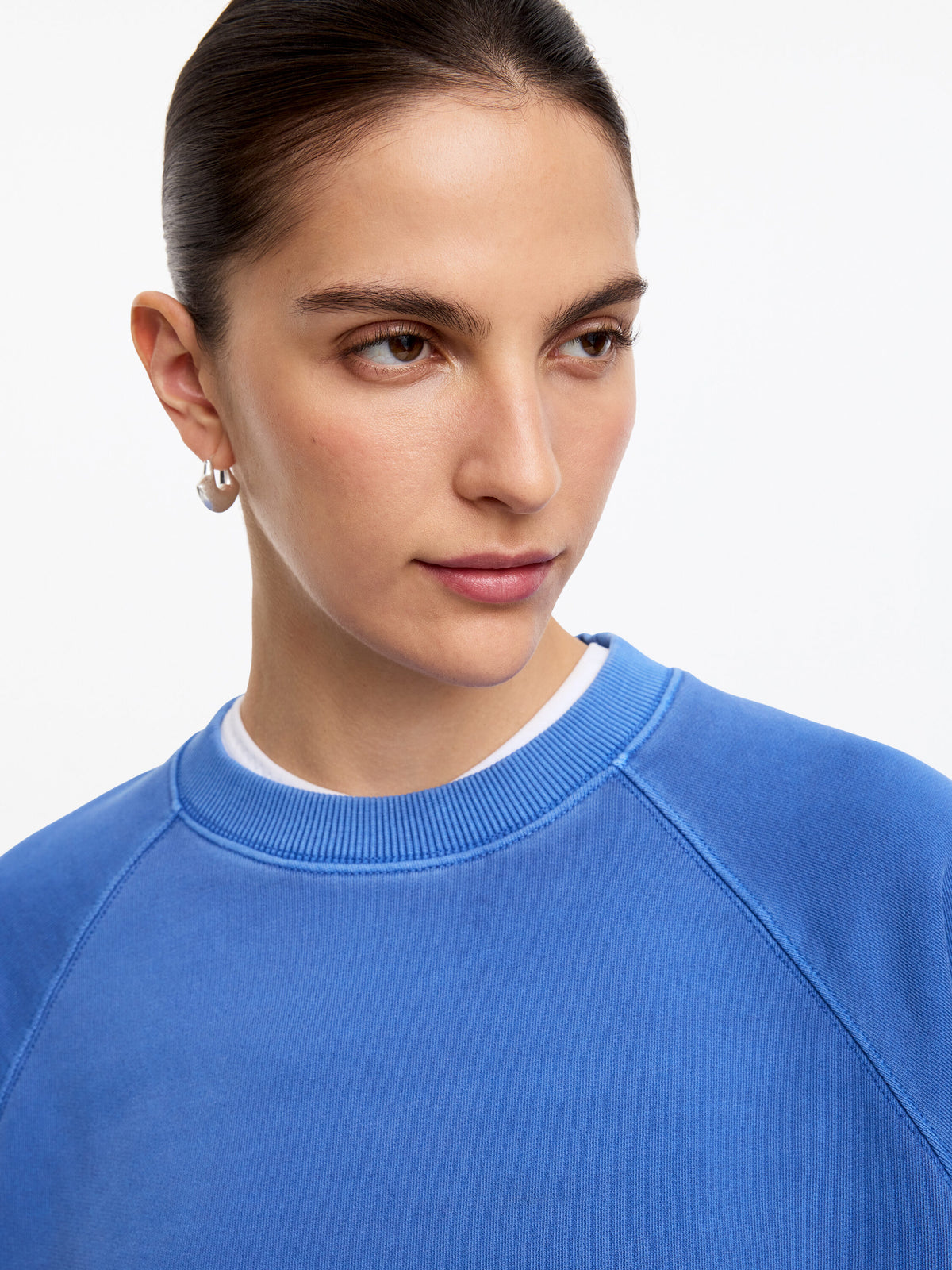 French Terry Sweatshirt - Blue - Image 5