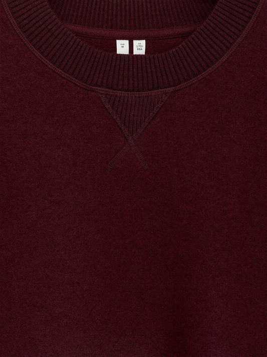 Wool-Blend Sweatshirt - Red - Image 2