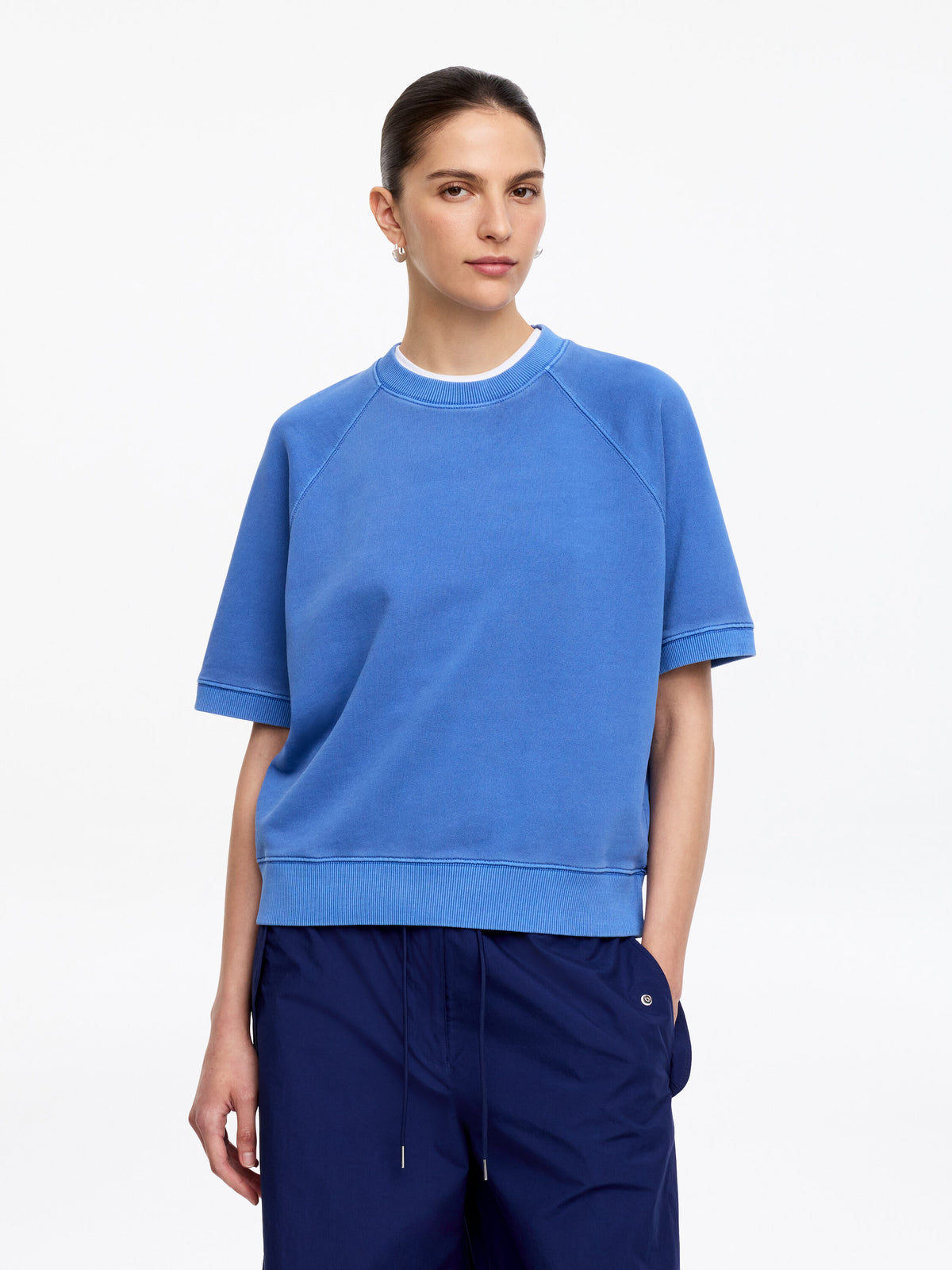 French Terry Sweatshirt - Blue