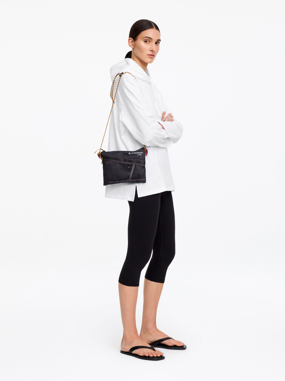Hooded Sweatshirt - White - Image 3