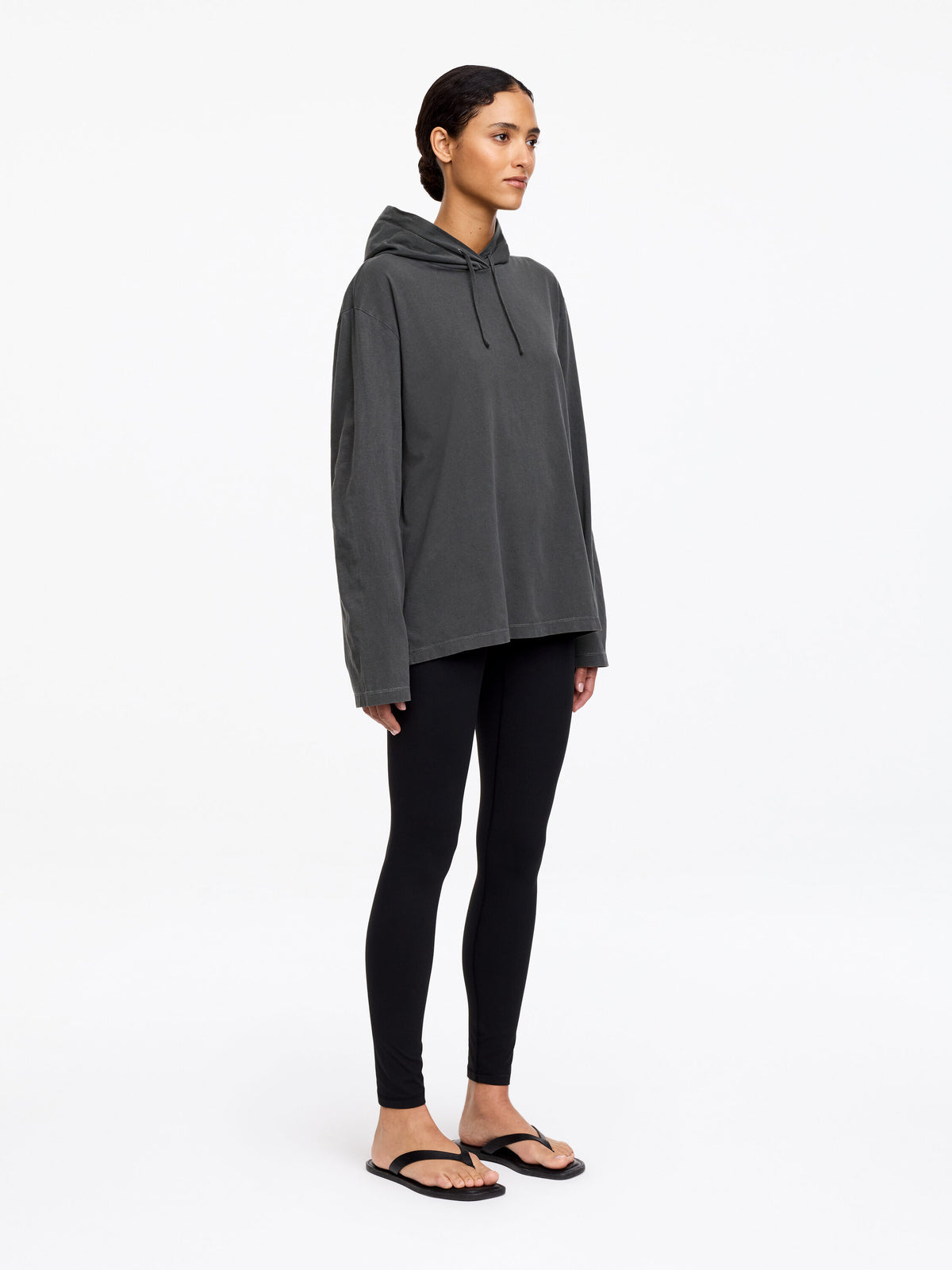 Hooded Sweatshirt - Grey - Image 2